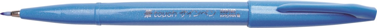 Pentel Brush Sign Pen Fineliner | Lys blå