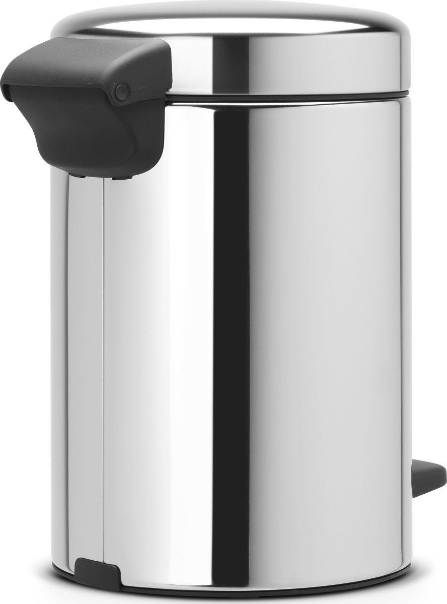 Brabantia NewIcon Pedalspand 3 L, brilliant steel