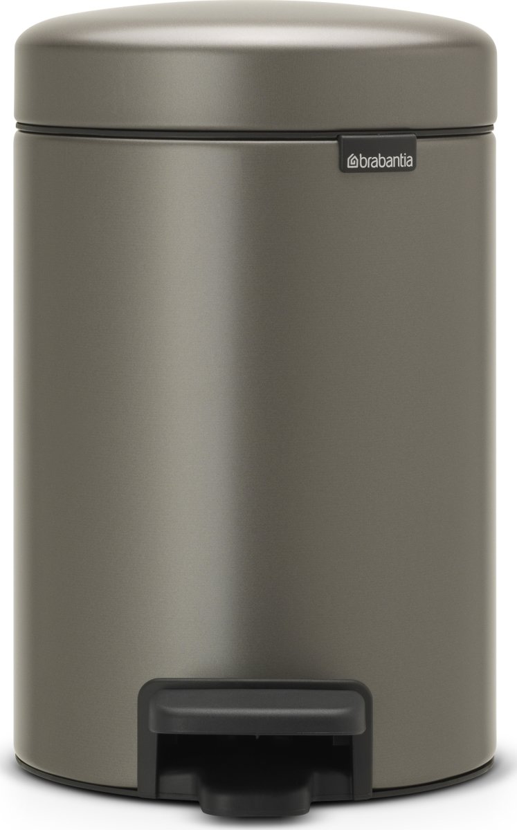 Brabantia NewIcon Pedalspand | 3 L | Platin