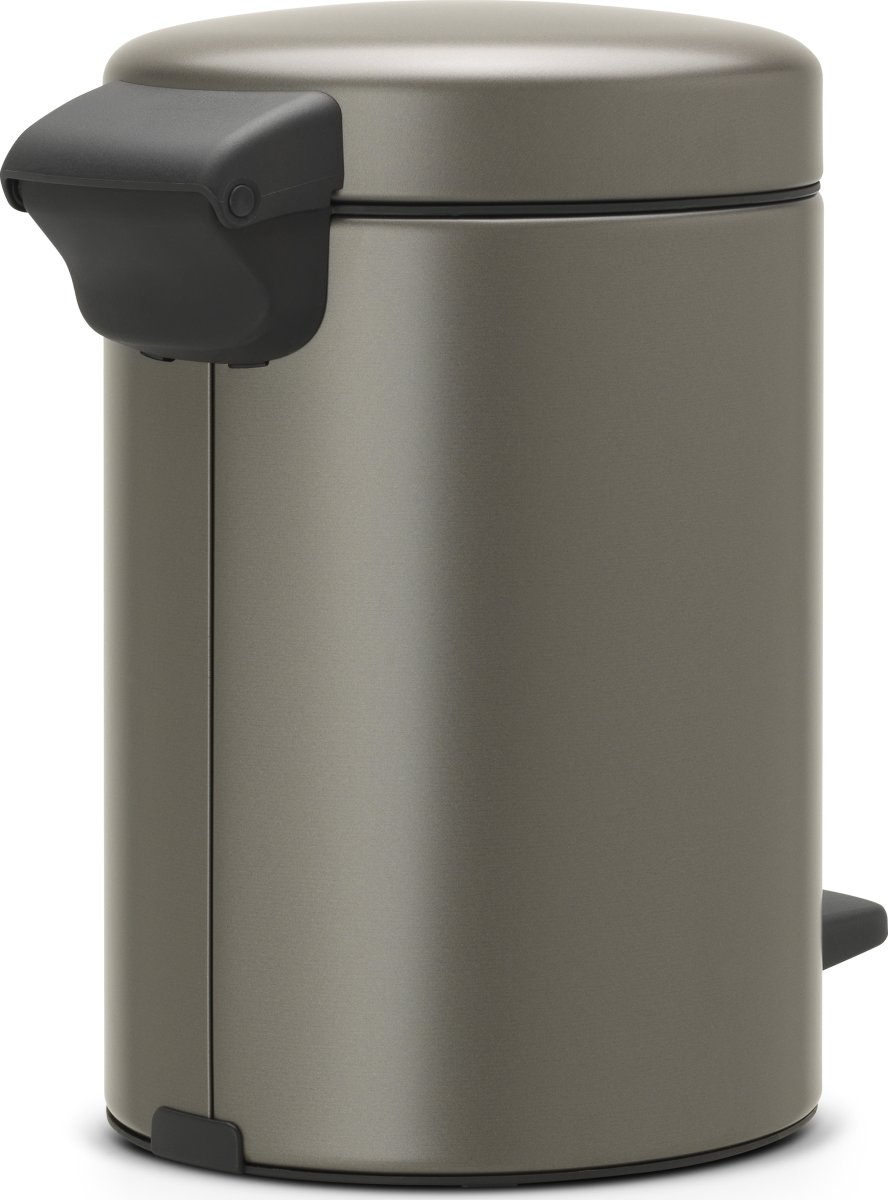 Brabantia NewIcon Pedalspand | 3 L | Platin