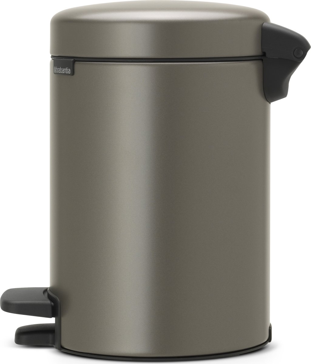 Brabantia NewIcon Pedalspand | 3 L | Platin
