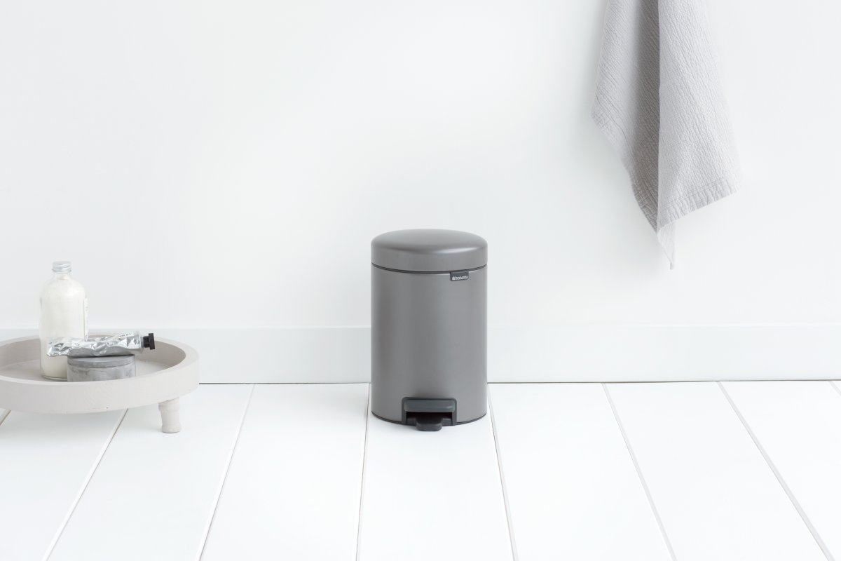 Brabantia NewIcon Pedalspand | 3 L | Platin