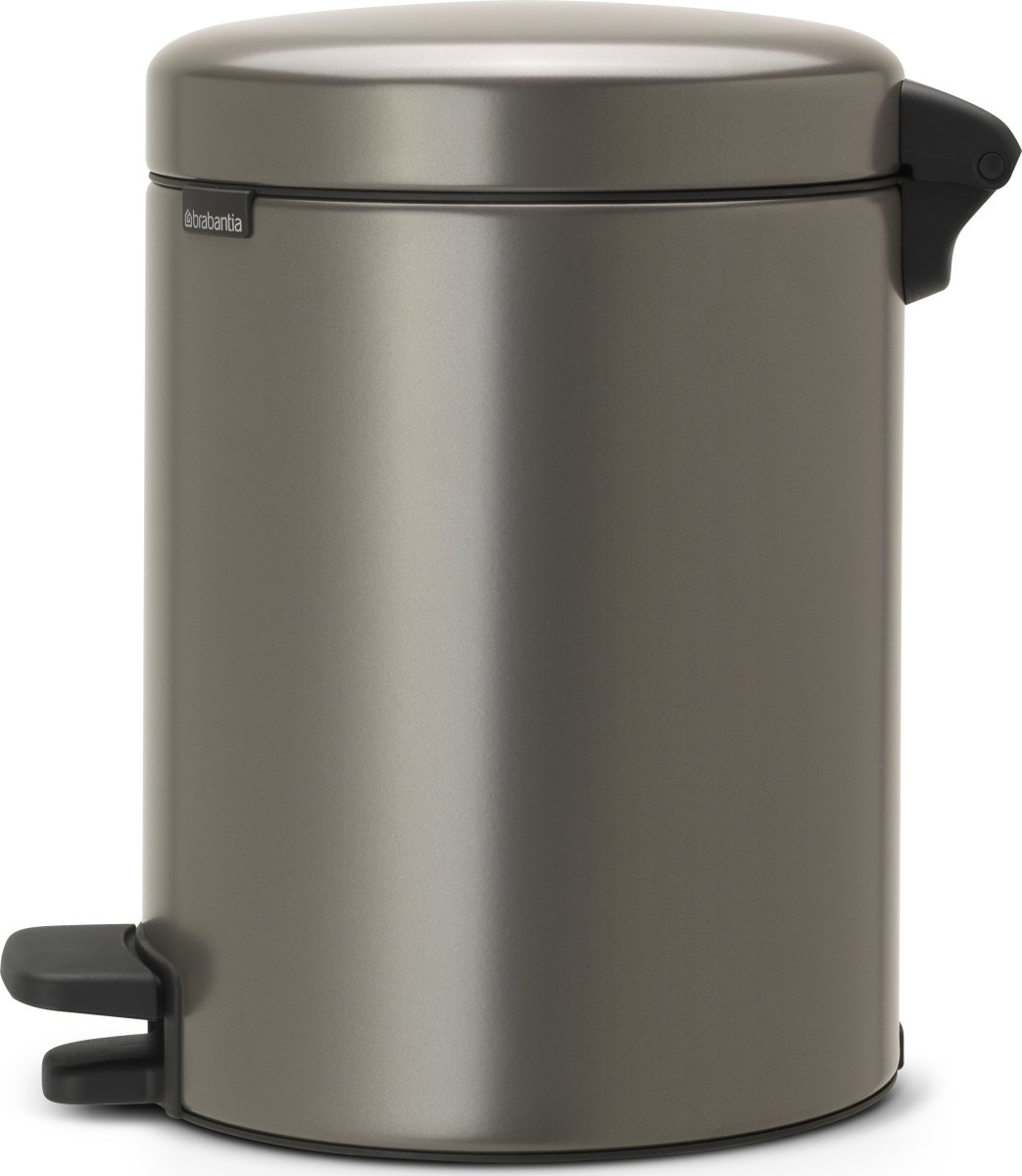 Brabantia NewIcon Pedalspand | 5 L | Platin