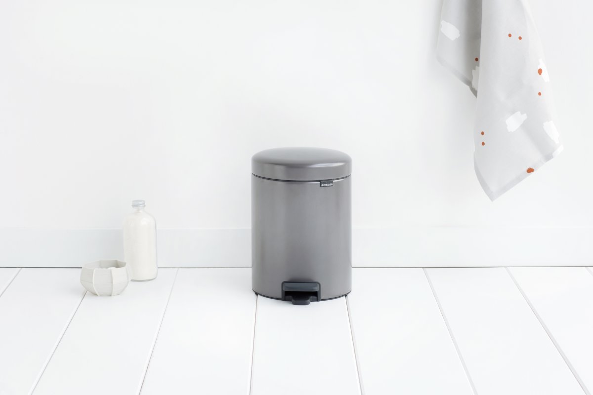 Brabantia NewIcon Pedalspand | 5 L | Platin