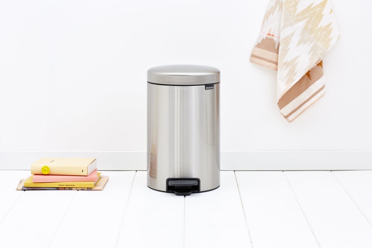 Brabantia NewIcon Pedalspand | 12 L | Mat Stål