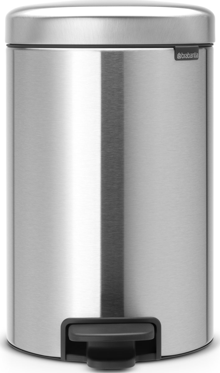 Brabantia NewIcon Pedalspand | 12 L | Mat Stål FPP