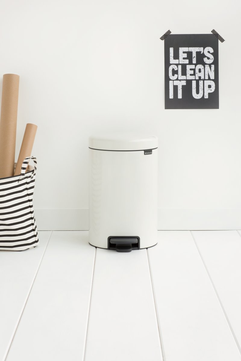 Brabantia NewIcon Pedalspand | 12 L | Hvid