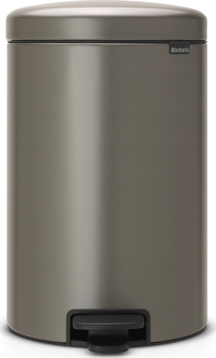 Brabantia NewIcon Pedalspand | 20 L | Platin