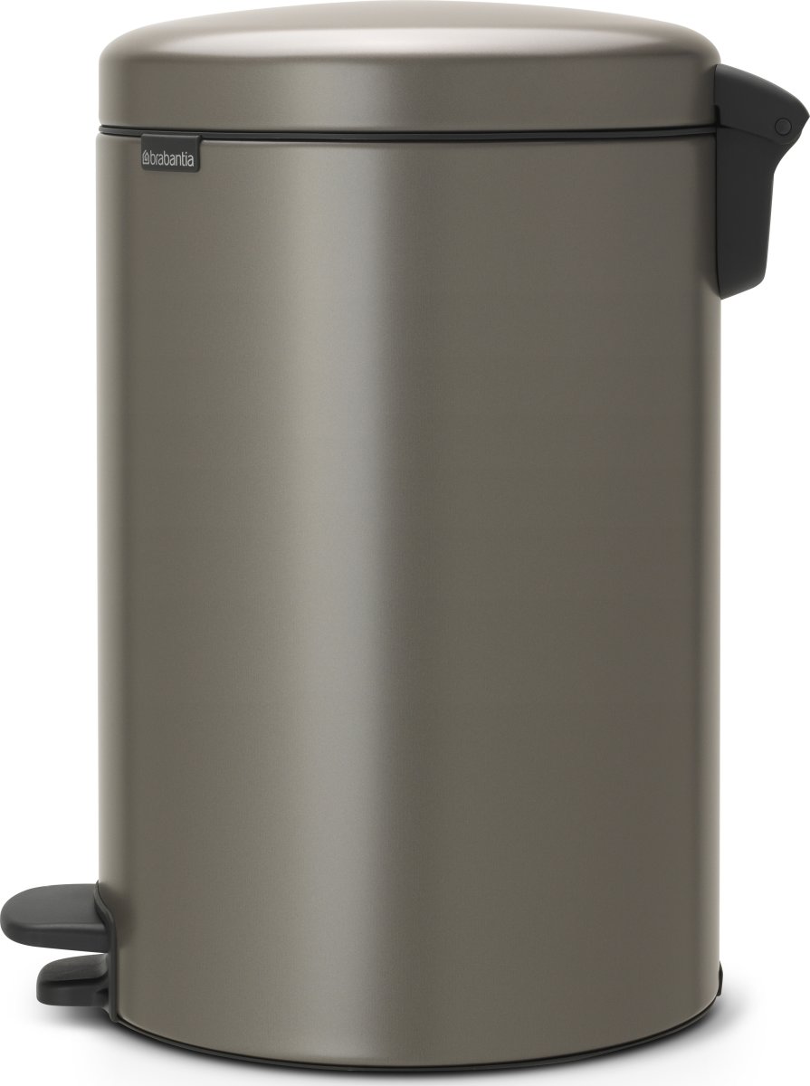 Brabantia NewIcon Pedalspand | 20 L | Platin