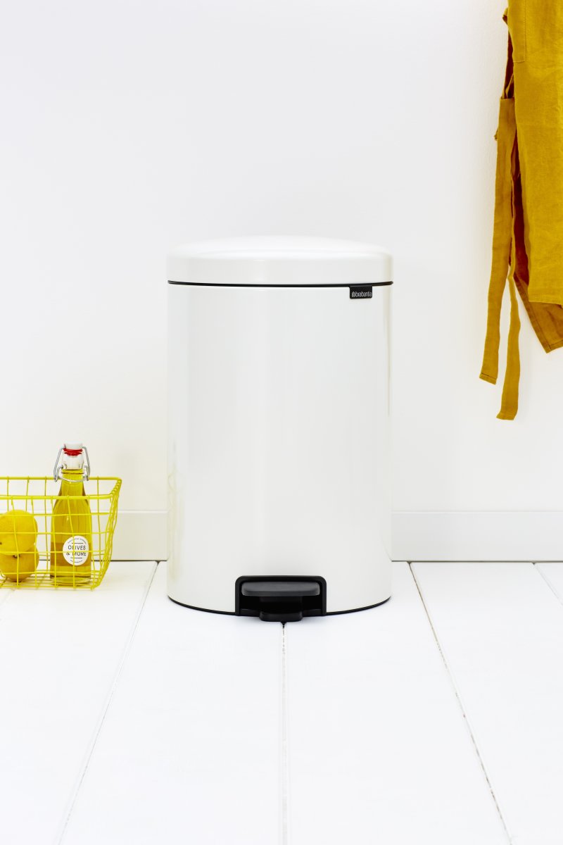 Brabantia NewIcon Pedalspand | 20 L | Hvid