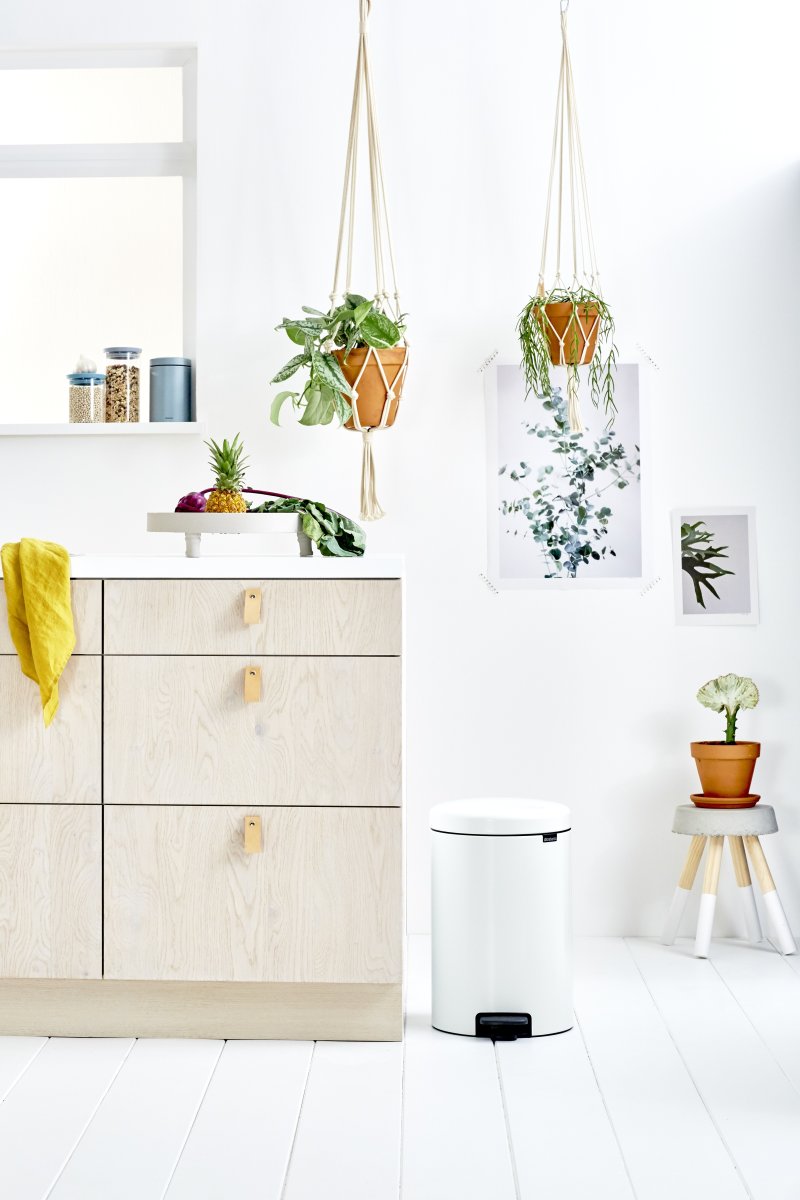 Brabantia NewIcon Pedalspand | 20 L | Hvid
