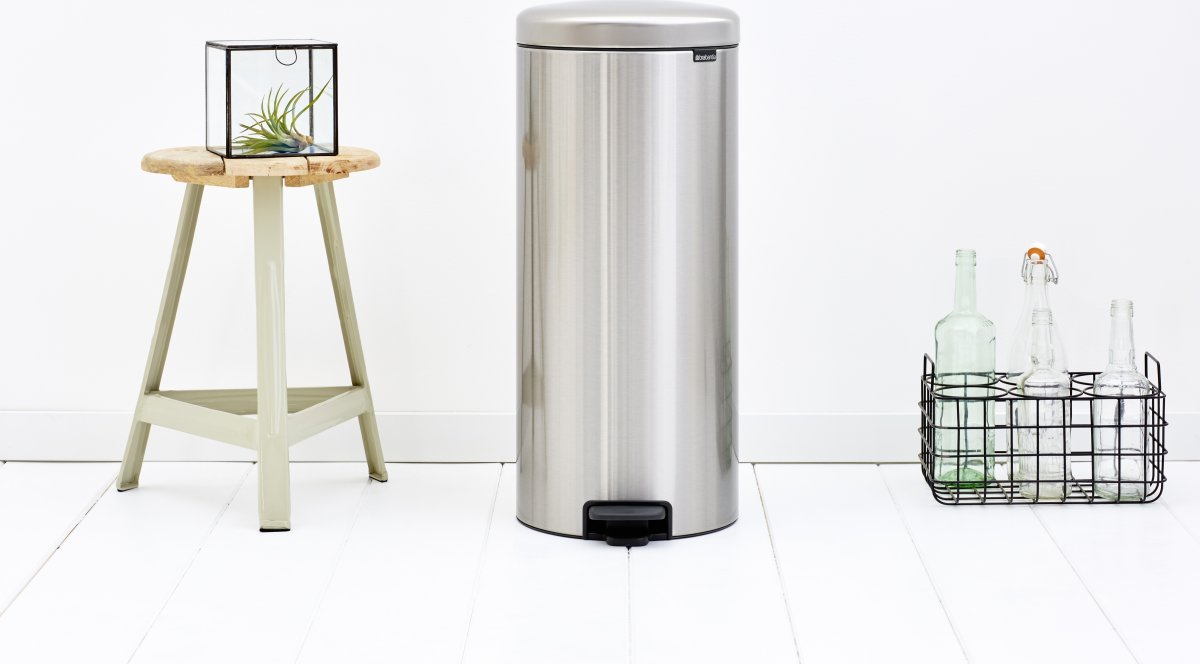 Brabantia NewIcon Pedalspand | 30 L | Mat stål