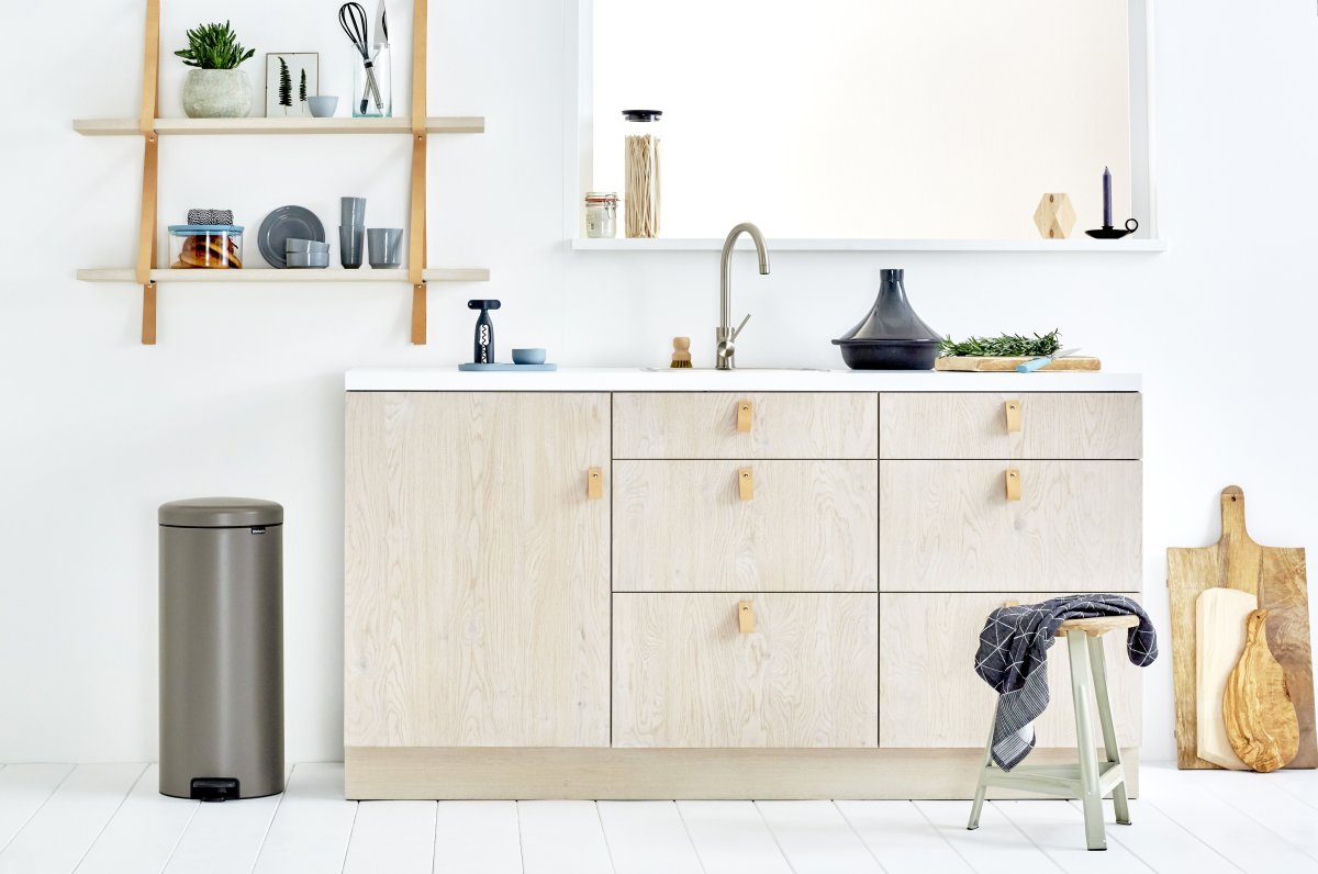 Brabantia NewIcon Pedalspand | 30 L | Platin