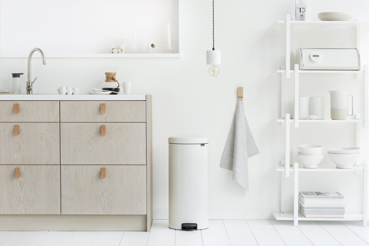 Brabantia NewIcon Pedalspand | 30 L | Hvid