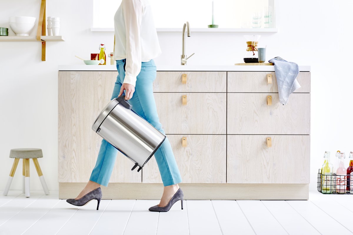 Brabantia NewIcon Pedalspand | 12 L | Mat Sort