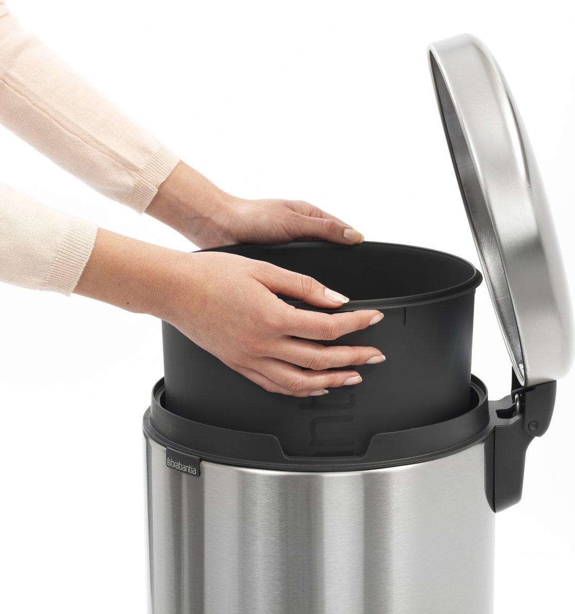 Brabantia NewIcon Pedalspand | 30 L | Mat stål