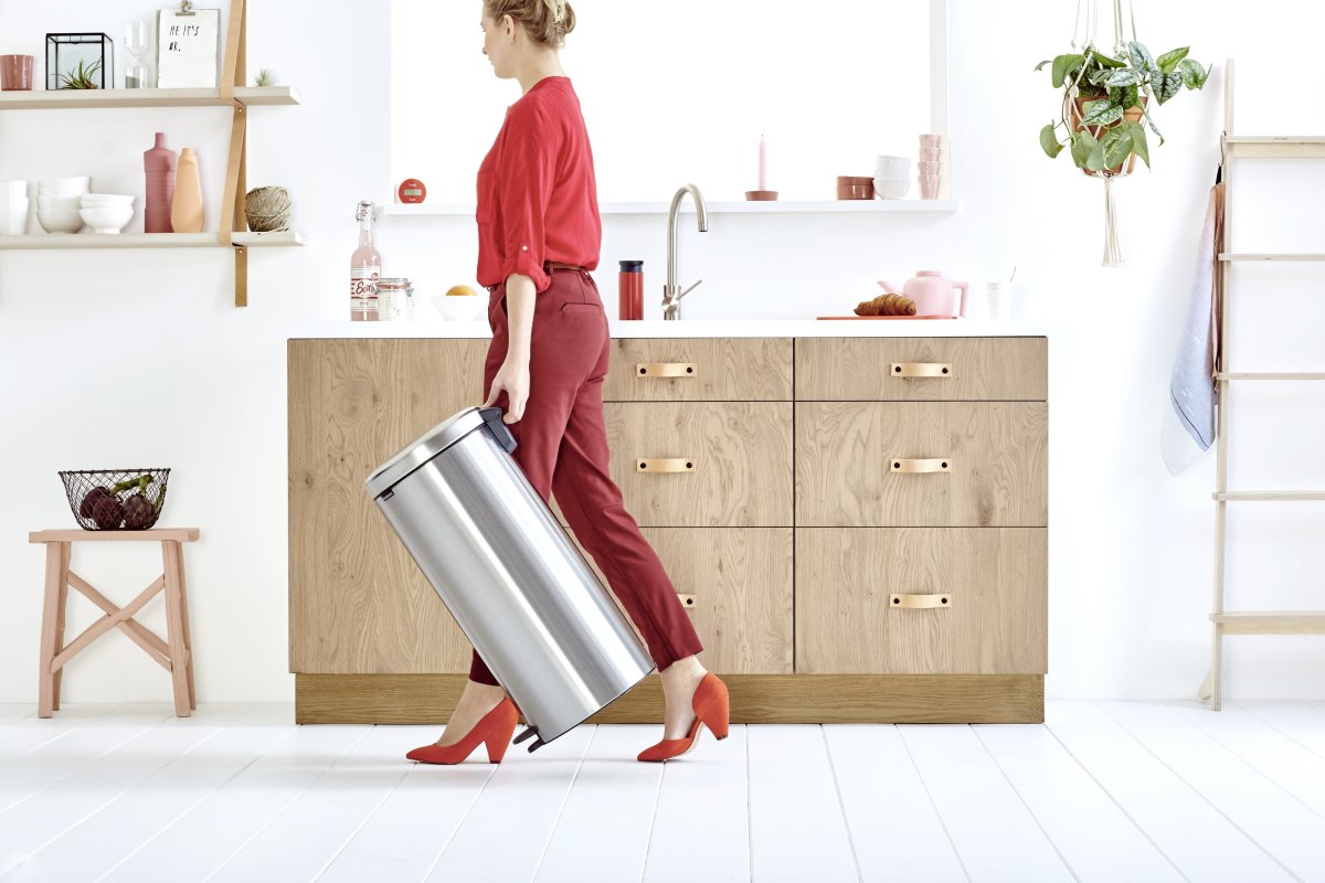 Brabantia NewIcon Pedalspand | 30 L | Mat stål