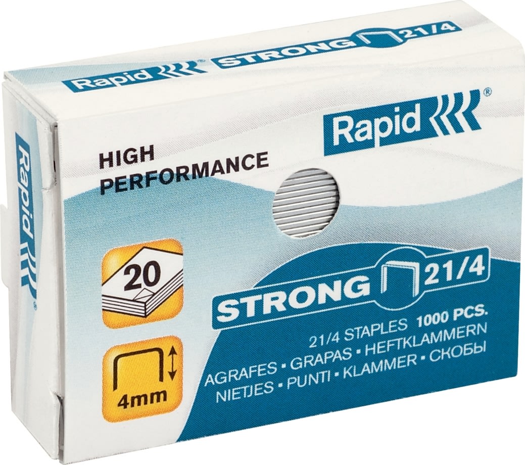 Rapid Strong Hæfteklamme | 21/4 | 1000 stk.