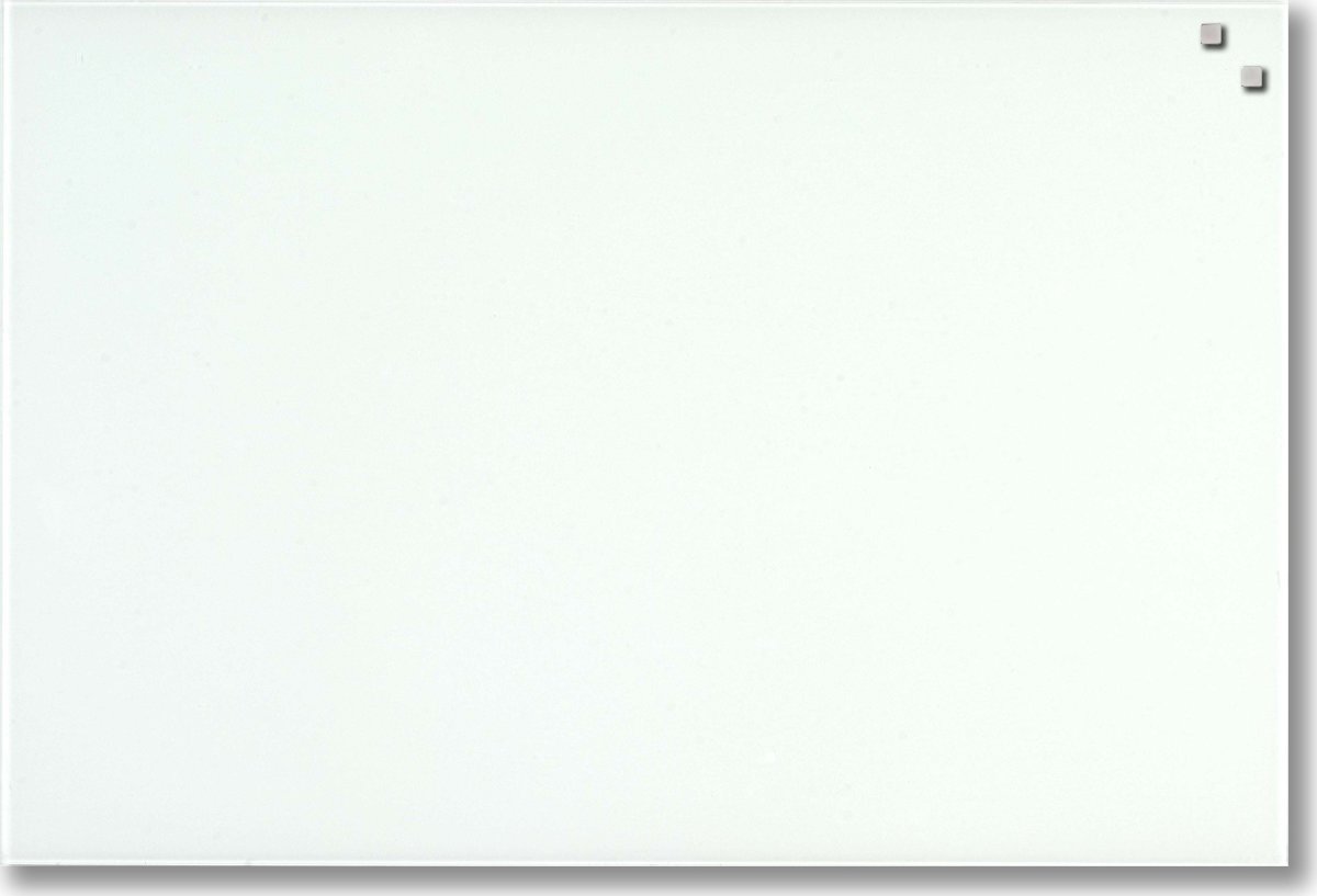 NAGA Glassboard magnetisk glastavle 40x60 cm, hvid