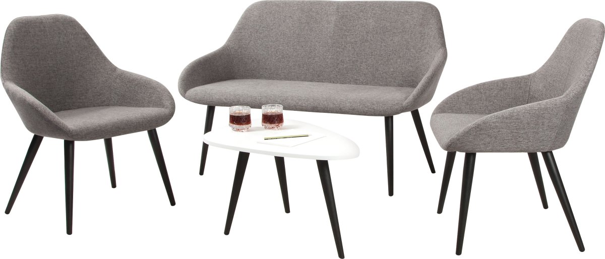 Uskyld Gnide Mere end noget andet Bello Loungesæt, sofa, 2 stole og bord - Køb online her - Fri Fragt | Lomax  A/S
