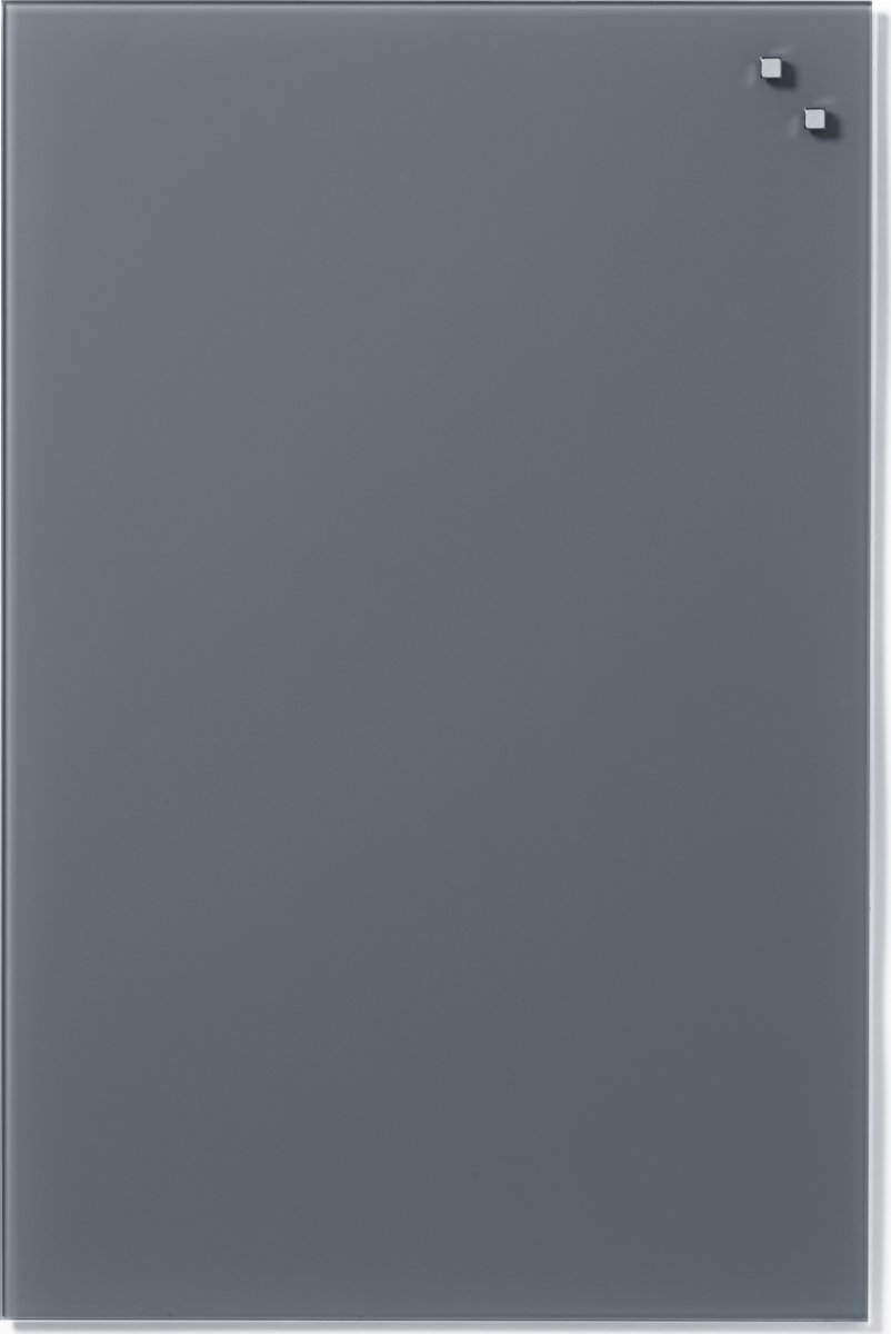 Glassboard magnetisk glastavle 40 x 60 cm, grå