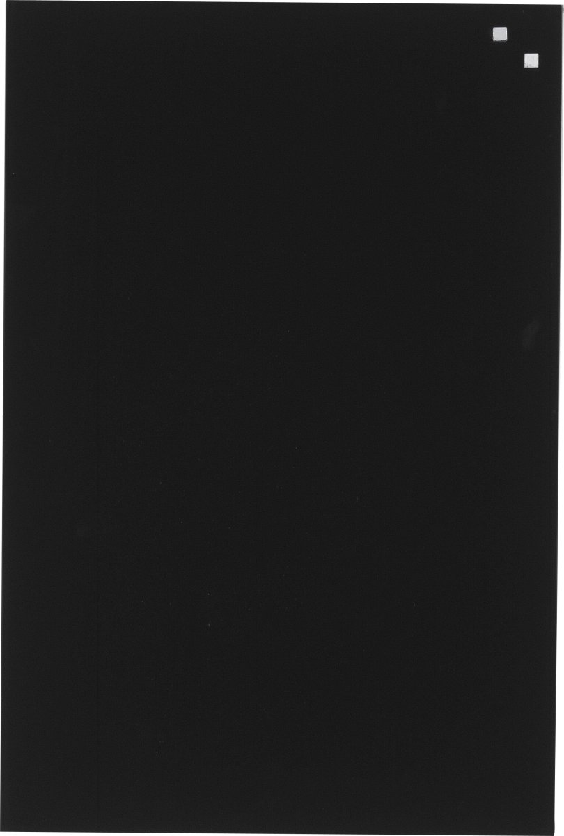 Glassboard magnetisk glastavle 40 x 60 cm, sort