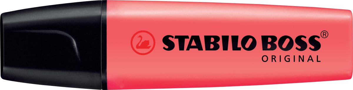 Stabilo Boss Original Highlighter | Rød