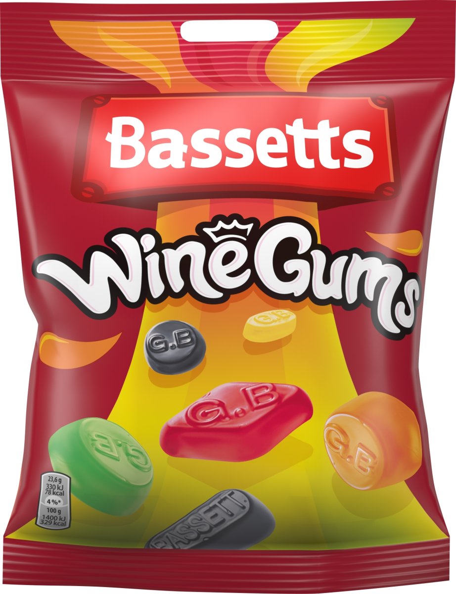 Bassetts Traditionel Engelsk Vingummi, 190g