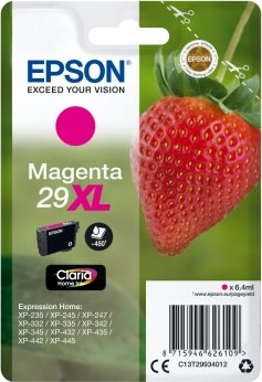 Epson C13T29934012 blækpatron, rød XL
