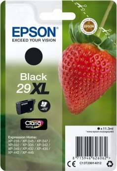 Epson C13T29914022 blækpatron, sort XL