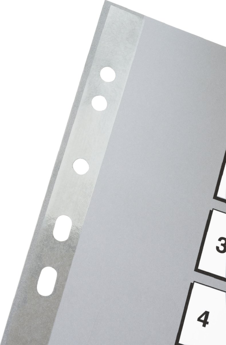 Esselte Maxi Register | A4 | Plast | Grå | A-Å