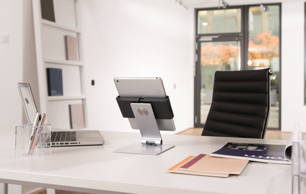 Durable bordstander til iPad/tablet, aluminium