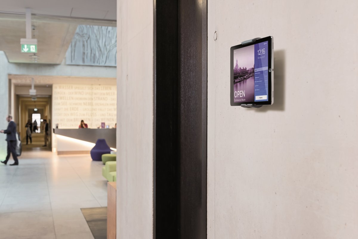 Durable vægmont.stander til iPad/tablet, aluminium