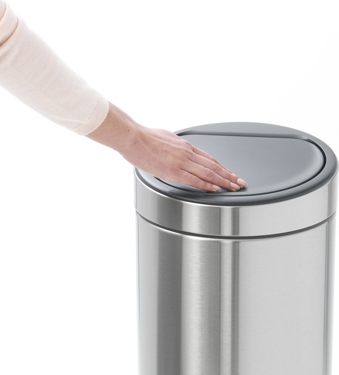Brabantia Touch Bin 30 L i matt steel FPP Køb idag! Fri Fragt
