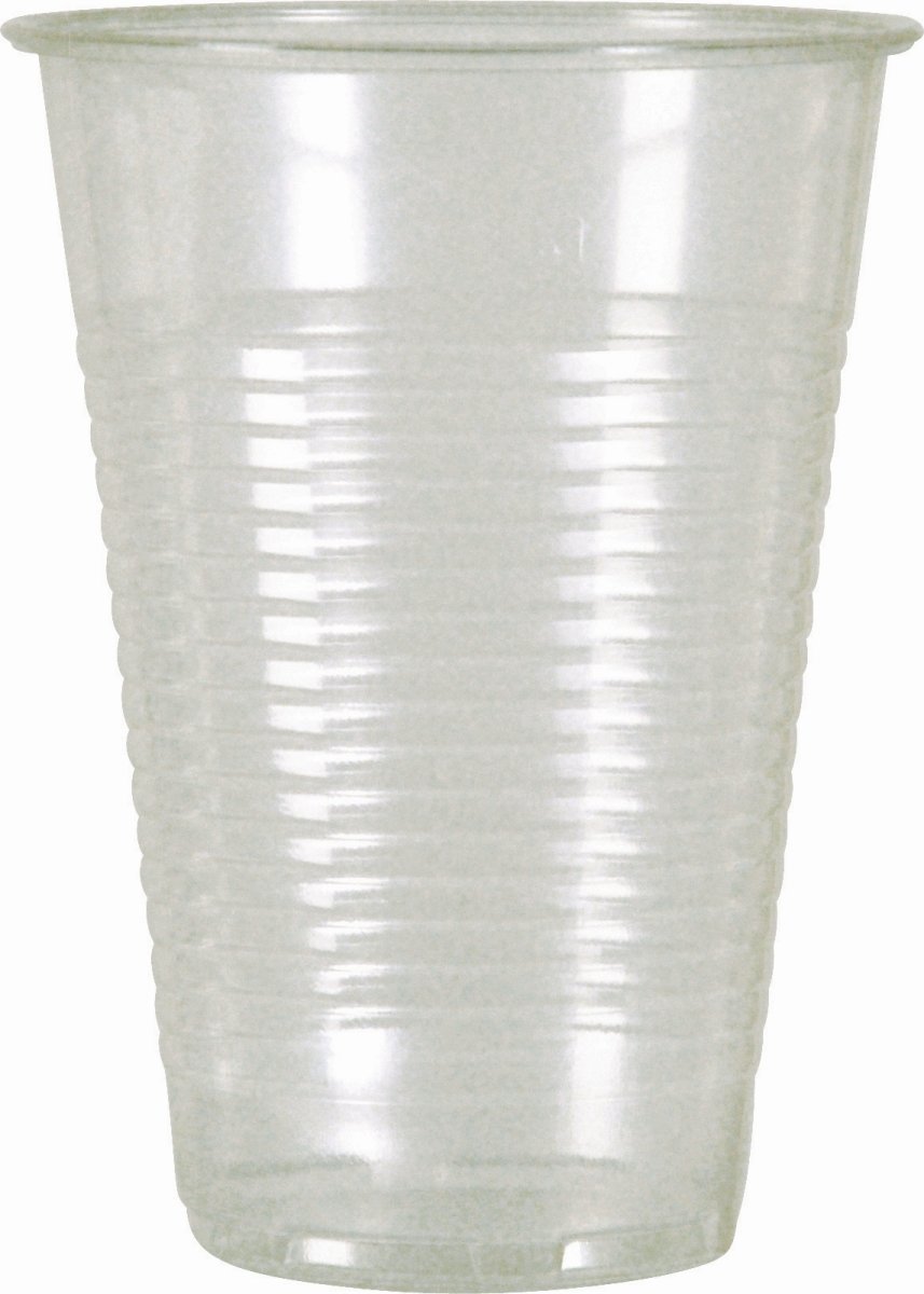 Plastikglas m/tappestreg, PP, Klar, 40 cl