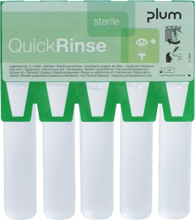 Plum Quick Rinse mini øjenskyl 5x20 ml