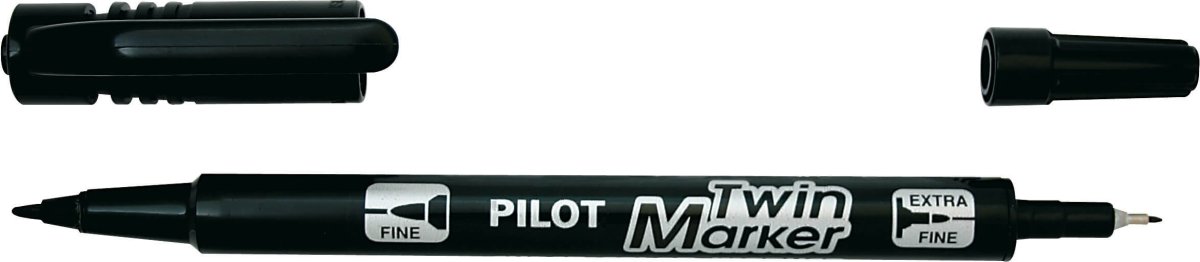 Pilot Twin Begreen Marker | Sort