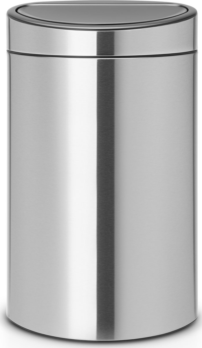 Brabantia Touch Bin | 10 + 23 L | Mat stål