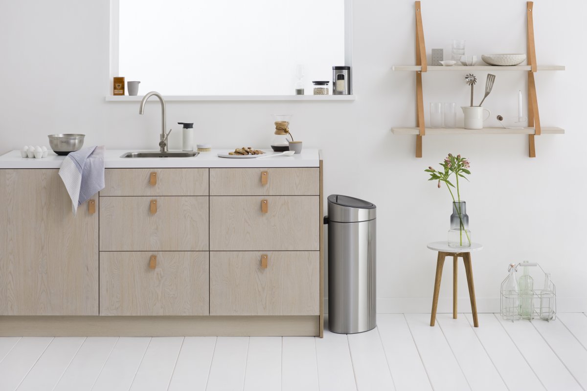 Brabantia Touch Bin | 10 + 23 L | Mat stål