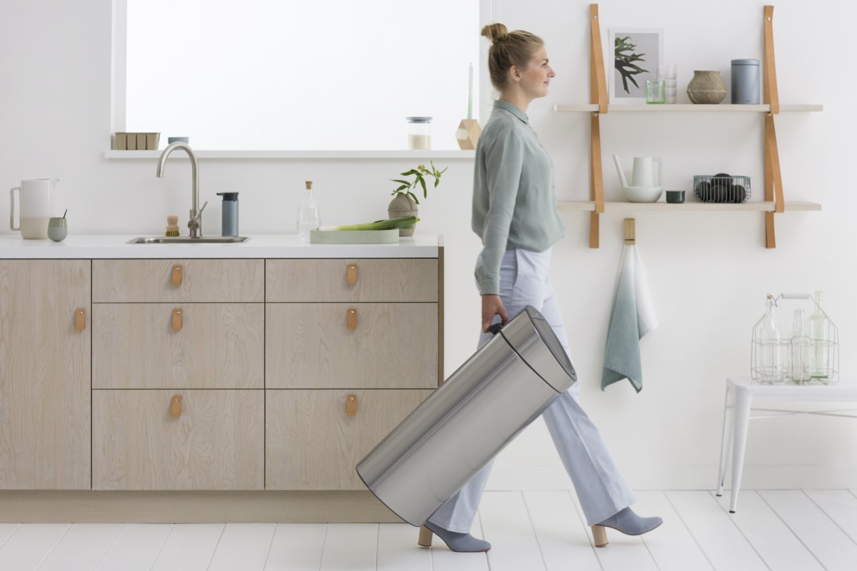 Brabantia Touch Bin | 10 + 23 L | Mat stål