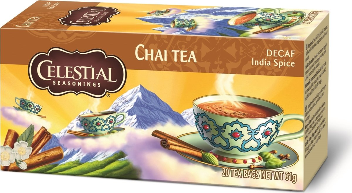 Celestial Chai Te Koffeinfri, 20 breve