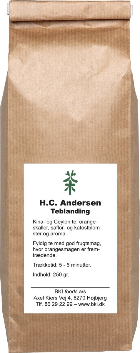 H.C. Andersen teblanding, løs te, 250g