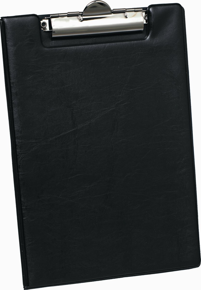 Bantex Clipboard | A5 | Med omslag | Sort