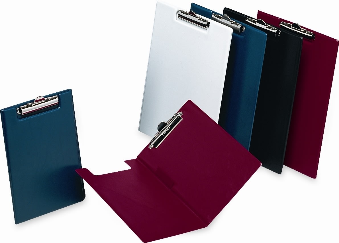 Bantex Clipboard | A5 | Med omslag | Sort