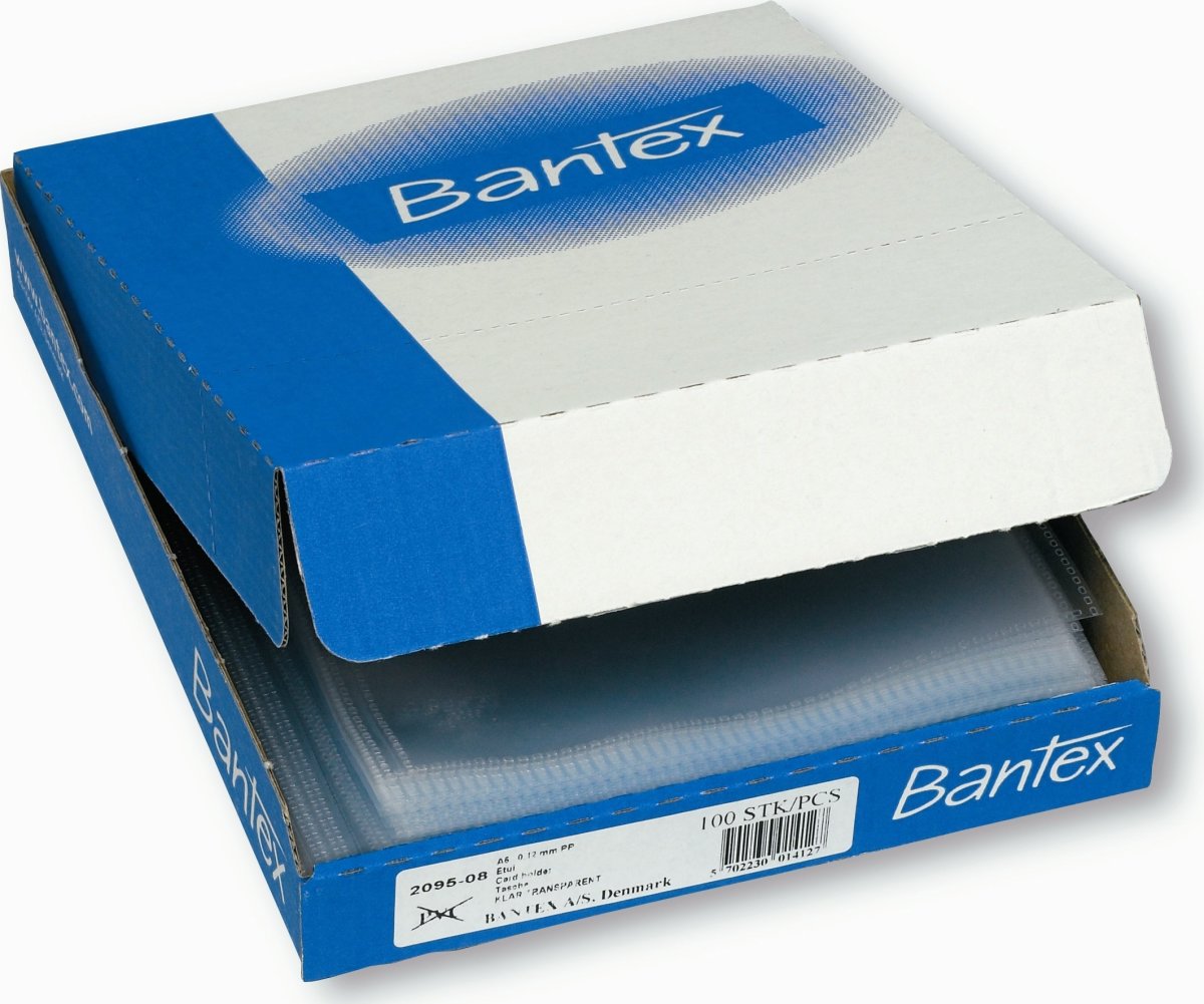 Bantex etui, A5, PP, 0,12mm, 100stk