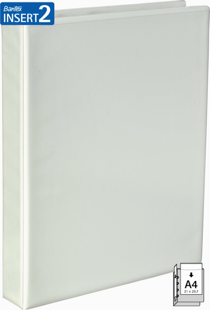 Bantex Indstiksringbind | A4+ | 4DR | Ryg 48mm