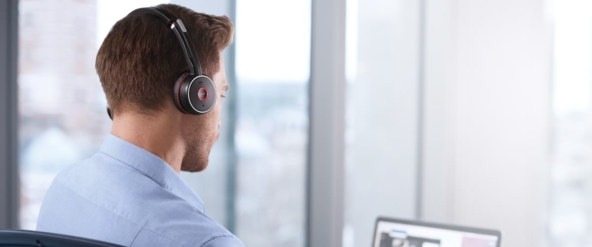 DEMO Jabra Evolve 75 SE UC Stereo Headset m. stand
