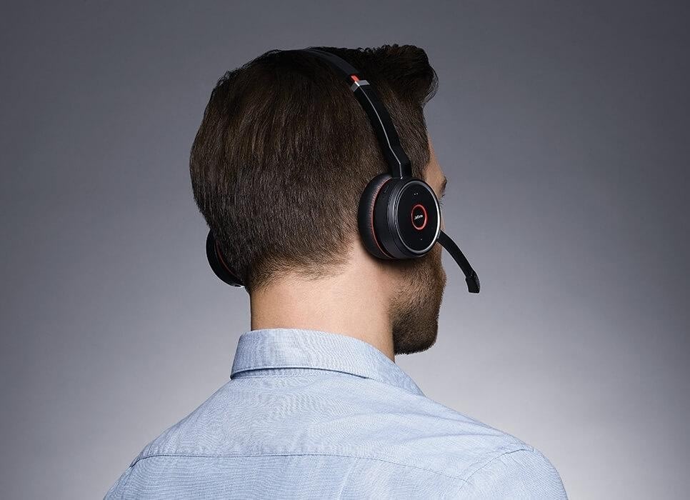 DEMO Jabra Evolve 75 SE UC Stereo Headset m. stand