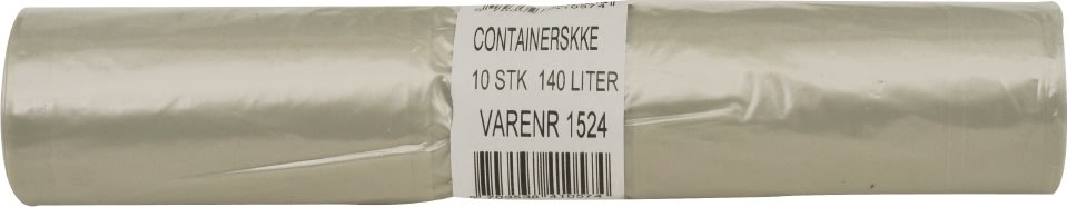 Containersæk 140 L, 92 x 144,50 cm, 40my, Klar