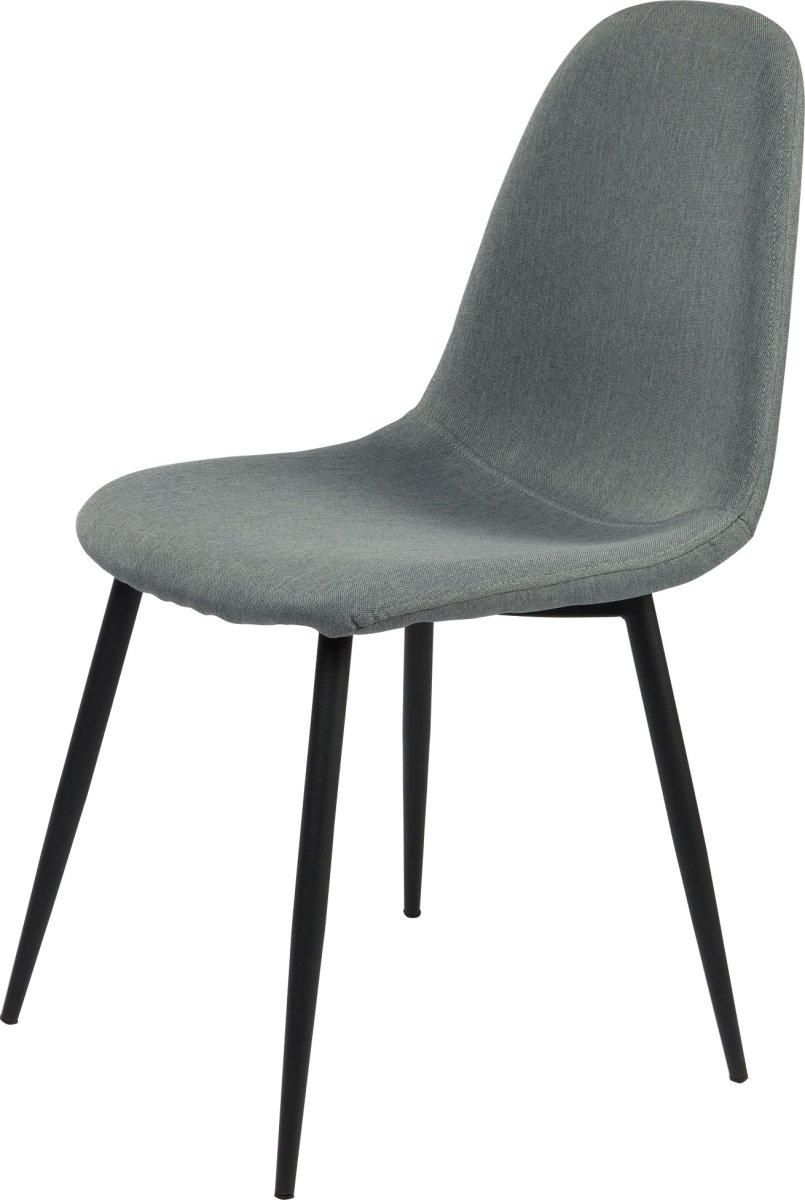 Room mødestol, grå m/ sort metalstel